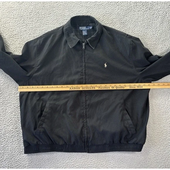 Polo by Ralph Lauren Black Bomber Jacket - Picture 7 of 13